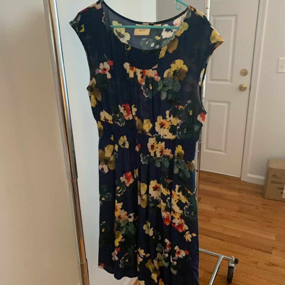 Anthropologie Maeve Evangeline Floral Dress
